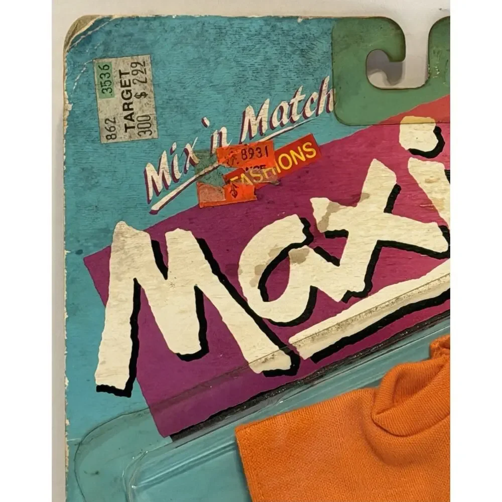 VINTAGE 1987 Hasbro Maxie Mix Match Fashion Shirt Scrunchie NOS FREE SHIPPING